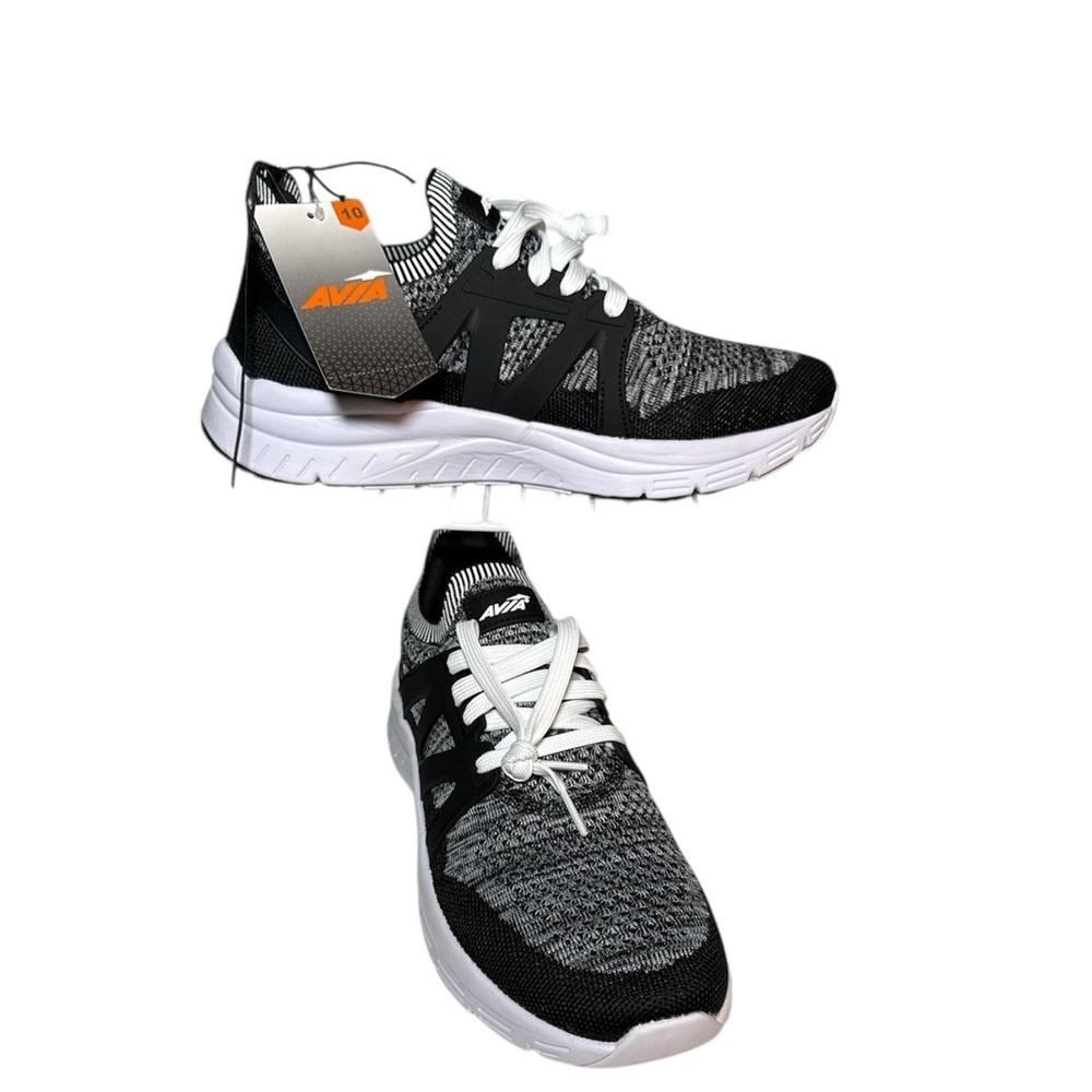 NEW! Avia Men's Quickflash Running Sneakers Size 13 Black White
